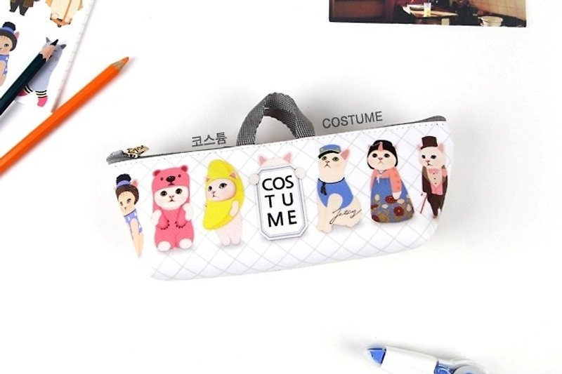 Jetoy, sweet cat bag bag _Costume ~J1609506 - Pencil Cases - Other Materials White