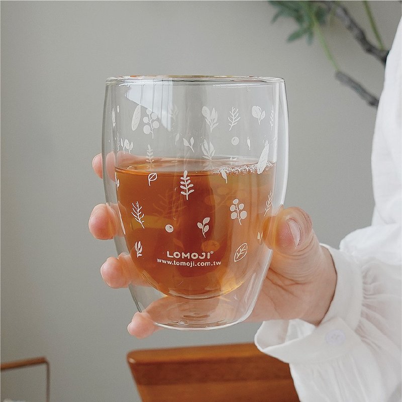 日常水杯【品牌雙層玻璃水杯350ml】輕鬆補水好夥伴 - 玻璃杯 - 玻璃 透明