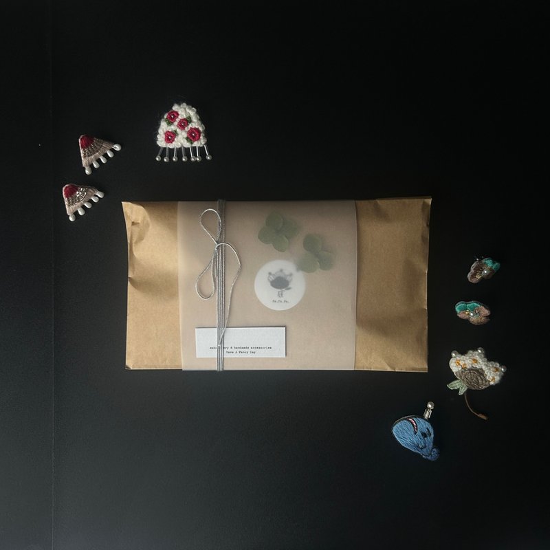 | 茷 | 新年限定・千円福袋 - ピアス・イヤリング - 刺しゅう糸 多色