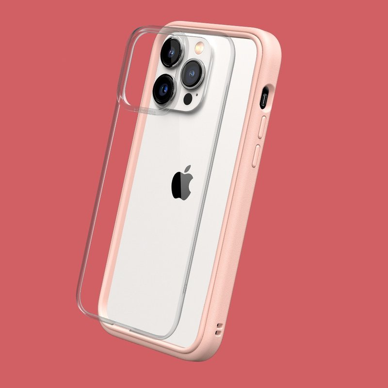 Mod NX邊框背蓋兩用手機殼-櫻花粉 for iPhone 14系列 - 手機配件 - 塑膠 粉紅色