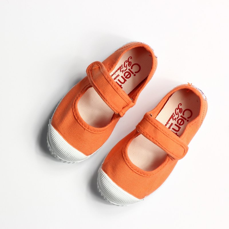 西班牙國民帆布鞋 CIENTA 童鞋尺寸 橘色 香香鞋 76997 17 - 童裝鞋 - 棉．麻 橘色