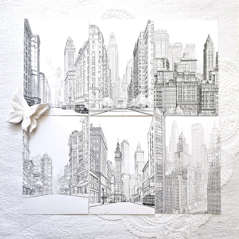 Monocity Background Paper - Stickers - Paper 