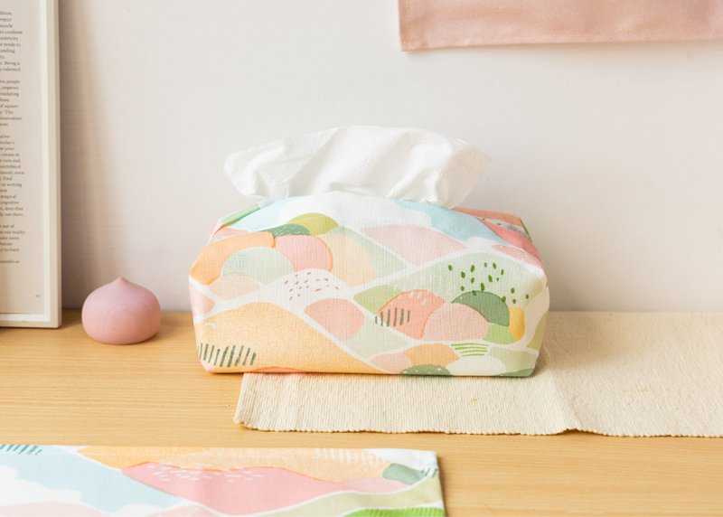 【Spring Outing-Toilet Paper Cover】Desktop Type / Stiff Version - Tissue Boxes - Polyester Multicolor