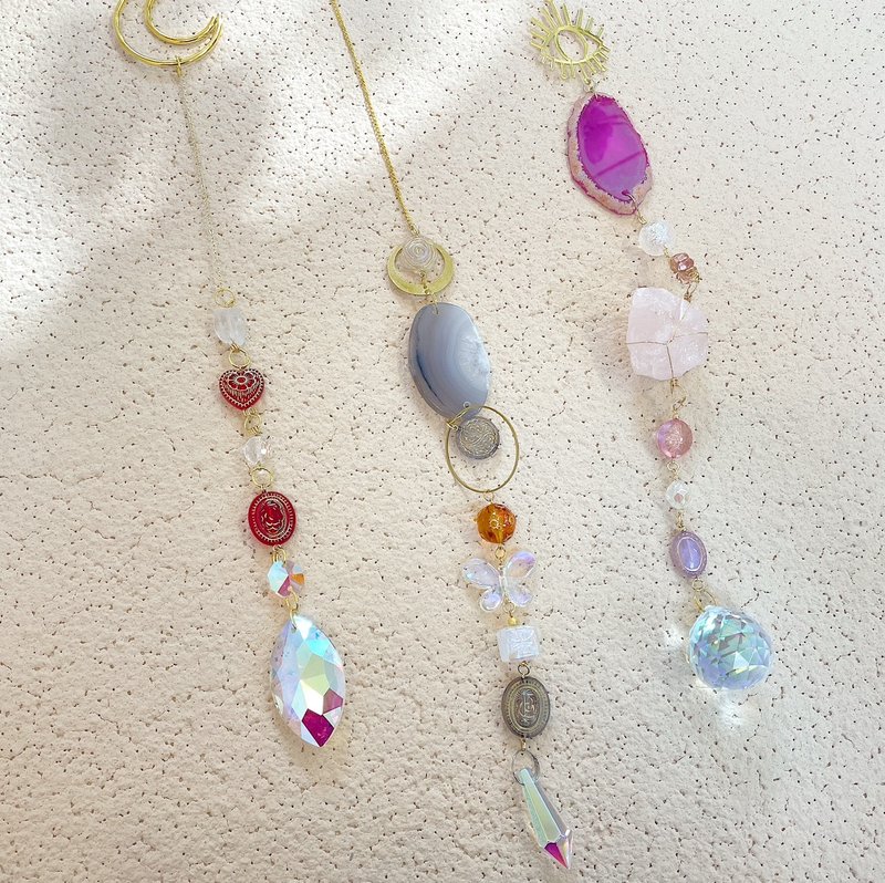 串串手作|靜心水晶掛飾系列-單縷款(中階手作課程) - 金工/飾品 - 半寶石 