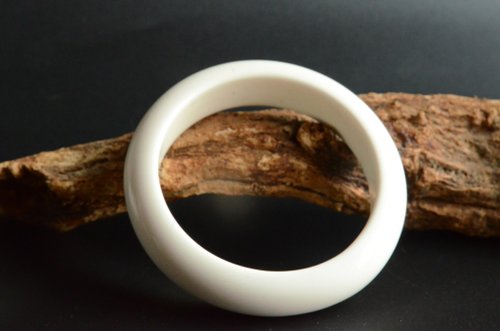 Zang'an】天然マンモス象牙氷素材平和ブレスレット - ショップ zpyc