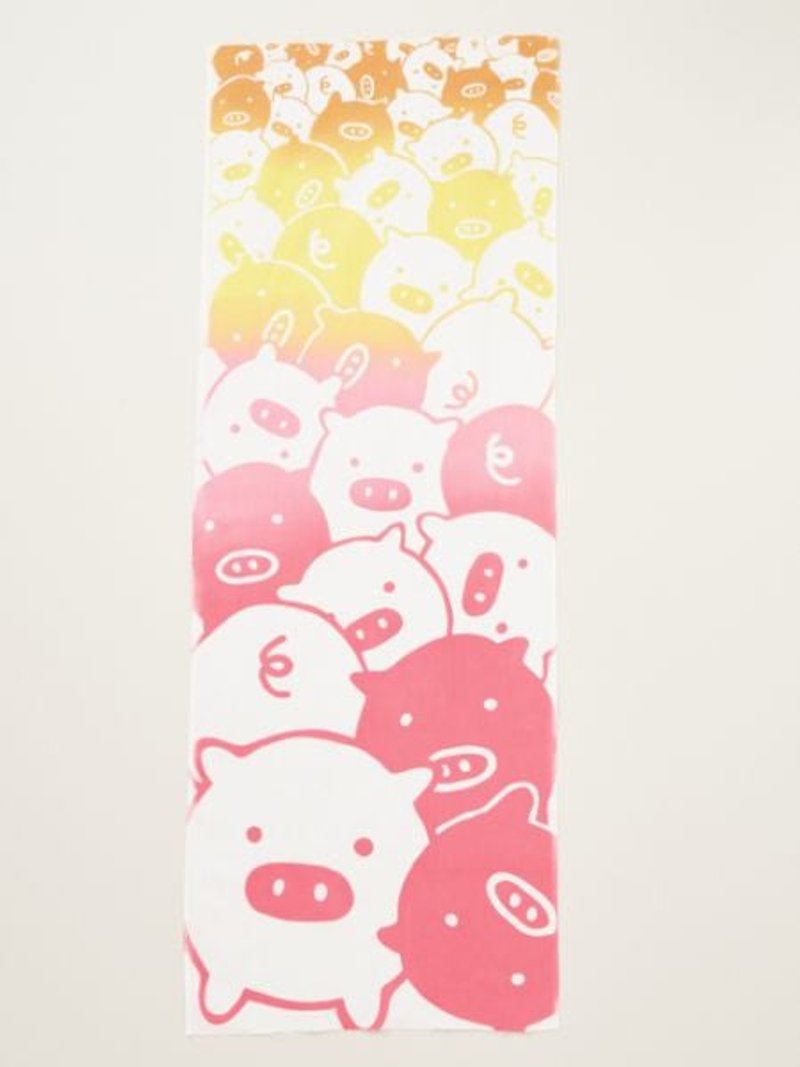 Pig TENUGUI Towel - 毛巾/浴巾 - 其他材質 