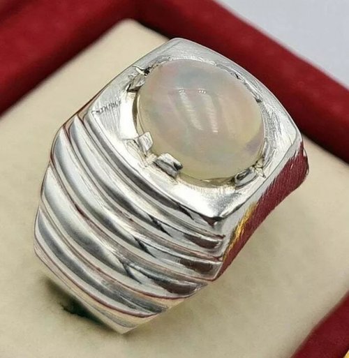 gemsjewelrings Mens Opal Ring Beautiful Natural Australian opal jewelry easter gifts mens ring