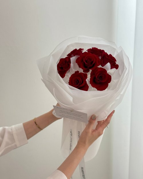 HARVEST 小春日和 永生玫瑰花束 | 花束 情人節花束 求婚花束 永生花束 生日花束