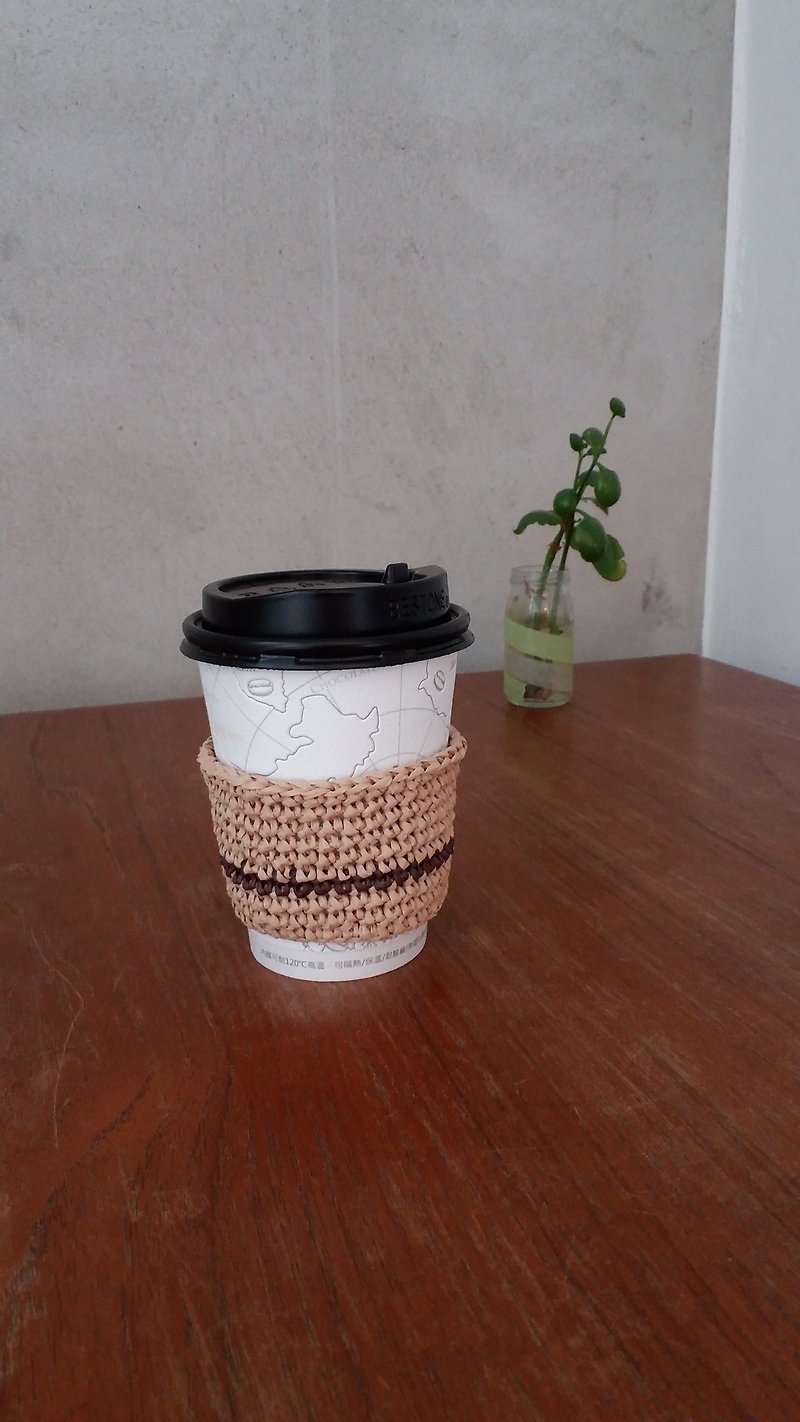Special insulated cups for hot drink cups - Warm linen - Beverage Holders & Bags - Cotton & Hemp 