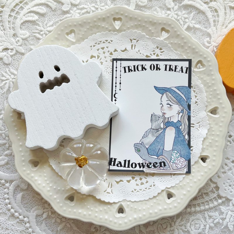 Halloween memo - 信封/信紙 - 紙 多色