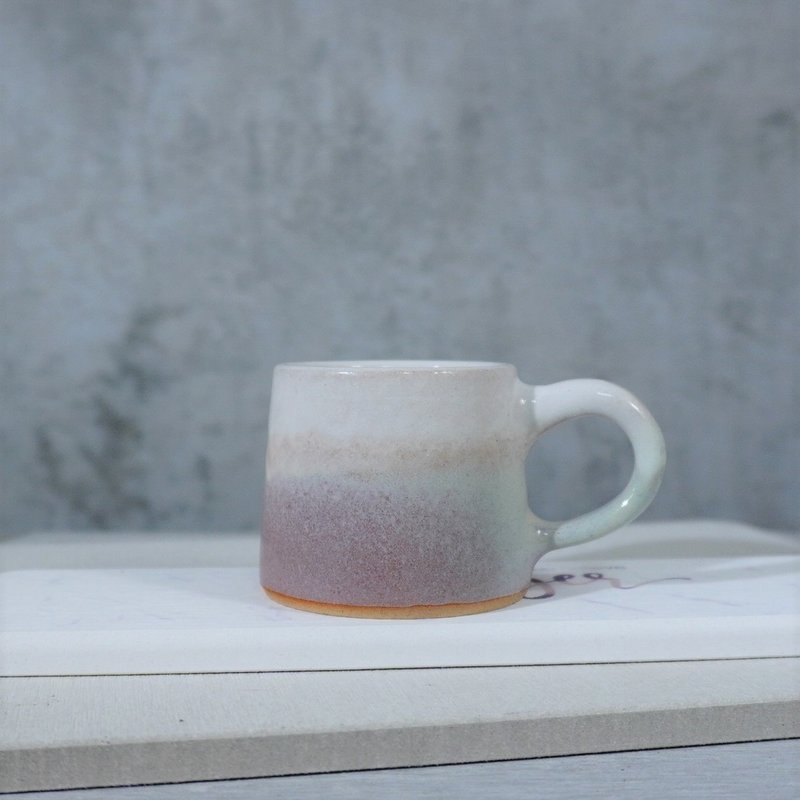 粉紫迷你山形杯-約100ml,茶杯,馬克杯,水杯,咖啡杯 - 咖啡杯 - 陶 多色