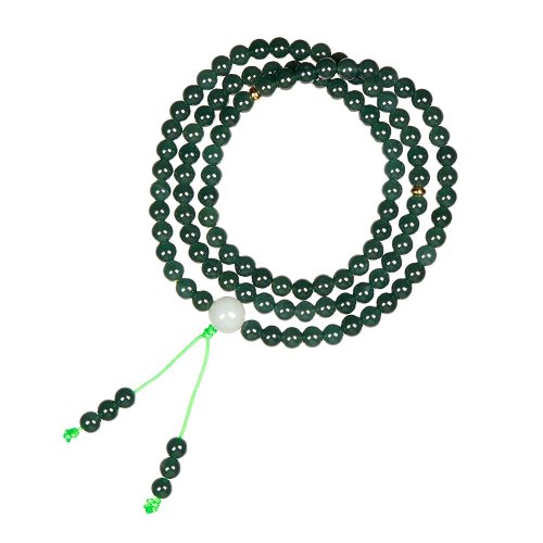 正佳珠寶 Gemsrich Jewelry 【正佳珠寶】翡翠 高品冰種藍水翡翠 6mm 108顆轉運珠 天然A貨
