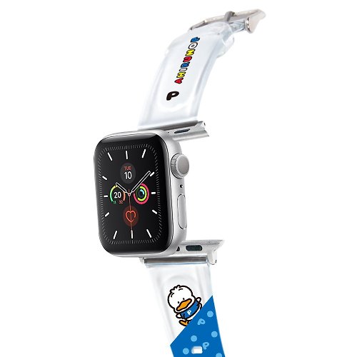HongMan康文國際 【Hong Man】三麗鷗系列 Apple Watch PVC錶帶 點點貝克鴨