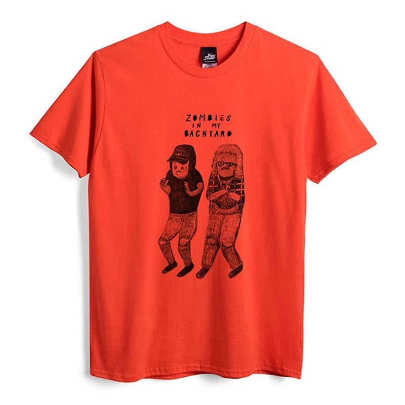 ウェイン＆ガース - オレンジ - 女性のTシャツ - Tシャツ - コットン・麻 オレンジ