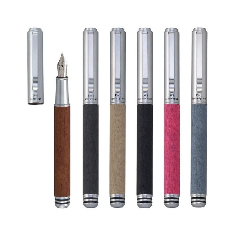 【IWI】Handscript Series Fountain pen-Wood pattern - Fountain Pens - Other Metals 