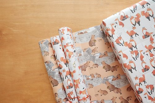 A PIECE(S) OF PAPER Reusable Wrapping papers (Collection 9) : Set of 3
