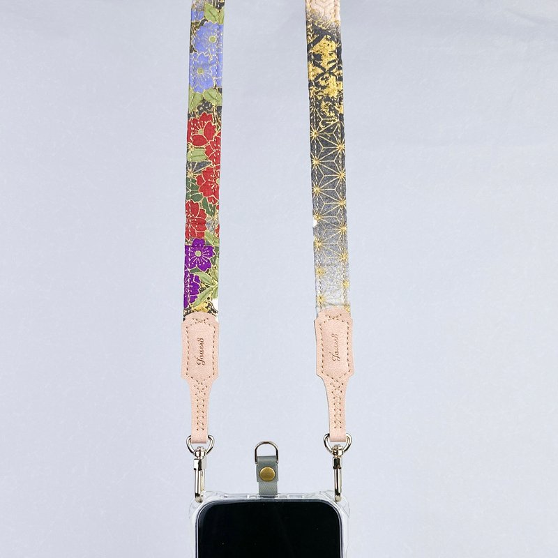 雙扣背帶-舒適1.8cm-日和本櫻-典雅氣度風華 - 掛繩/吊繩 - 其他材質 多色