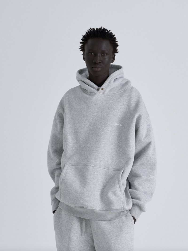 隙柔 / 復古抓絨連帽衛衣 - 帽T/大學T - 其他材質 多色