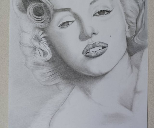 Pencil portrait custom sketch online commission