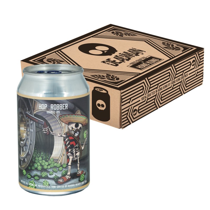 【Hong Kong Craft Beer】Hop Robber - Double IPA 330ml x 24 full case - แอลกอฮอล์ - โลหะ 