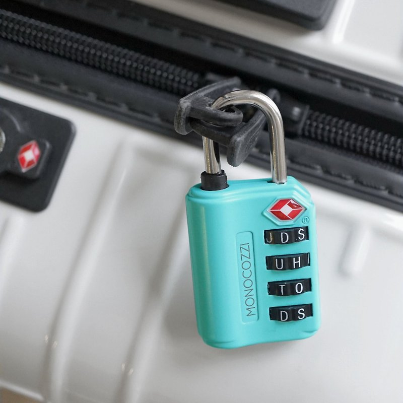 Bon Voyage | TSA Letter Luggage Lock - Blue - Other - Other Metals 
