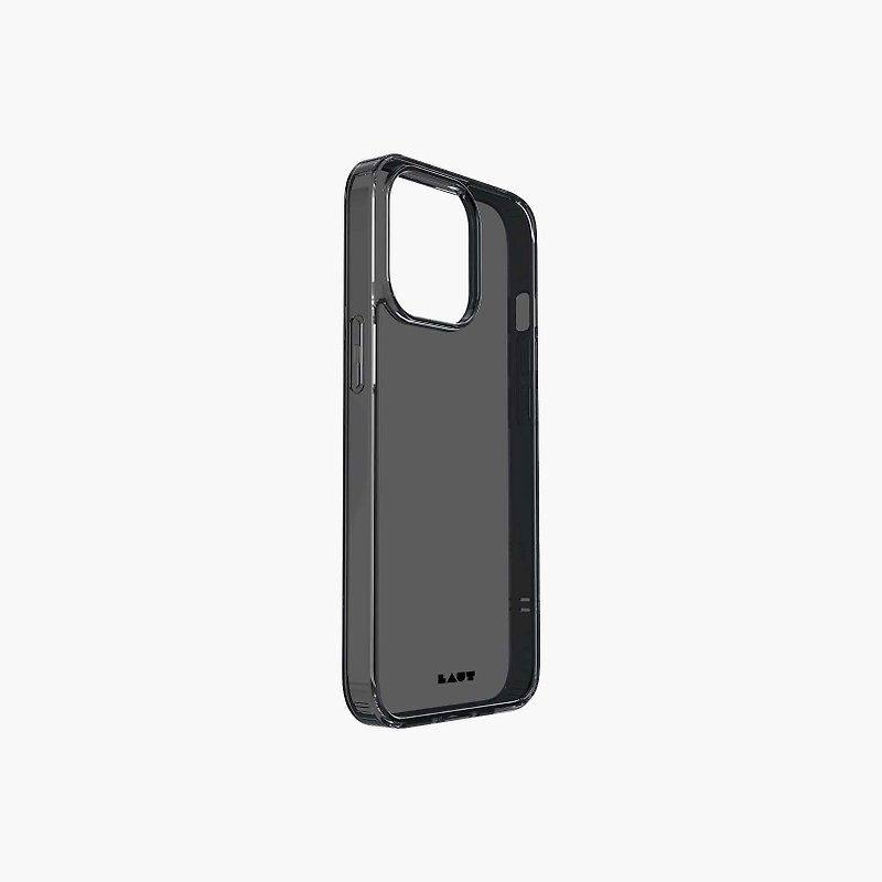 Plastic Phone Cases Transparent - LAUT iPhone 13 series CRYSTAL-X Tempered Glass-Transparent Black Phone Case
