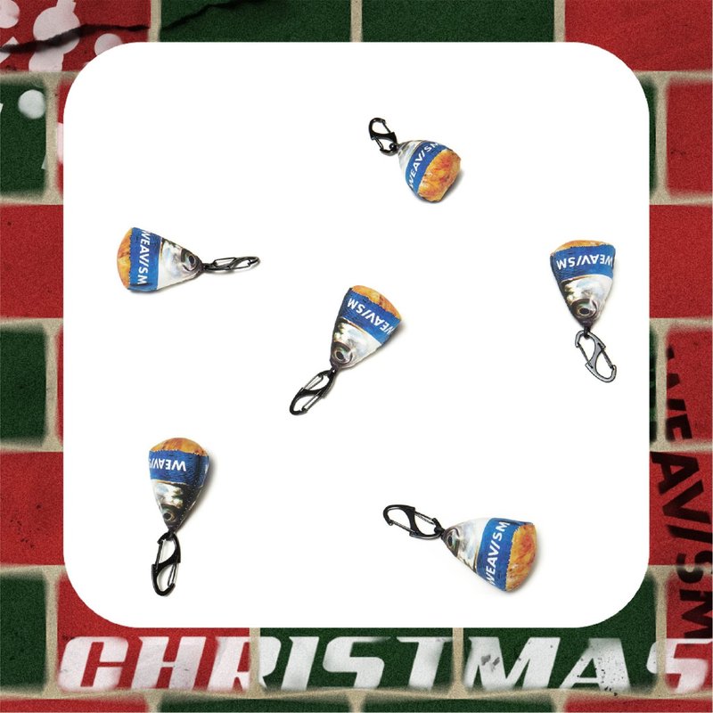 Milkfish head key charm - Keychains - Cotton & Hemp 