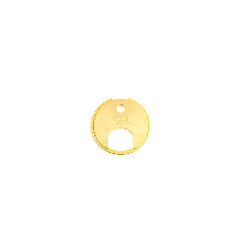 BRASS CIRCLE KEYRING 13324 GD - ที่ห้อยกุญแจ - โลหะ สีทอง