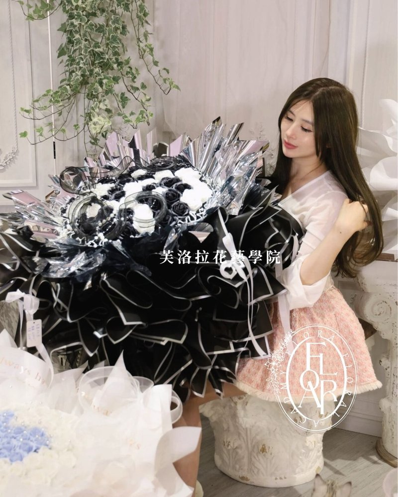 巨型香皂花束 - 乾燥花/永生花 - 其他材質 黑色