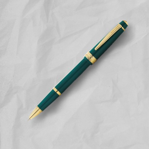 文聚 【CROSS】 Bailey Light貝禮輕盈系列金夾亮綠鋼珠筆 (原廠正貨)