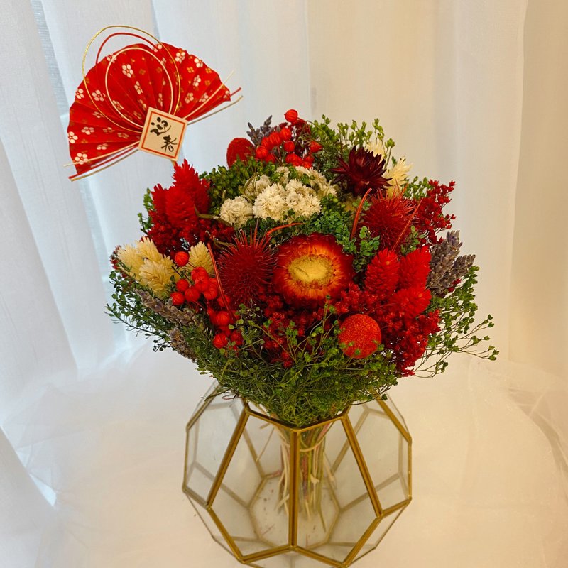迎春賀年花束 / 過年花禮 新春賀禮 年節居家裝飾 - 擺飾/家飾品 - 其他材質 
