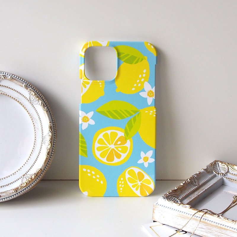 【iPhoneプラケース】シトラスレモン - 手機殼/手機套 - 塑膠 黃色