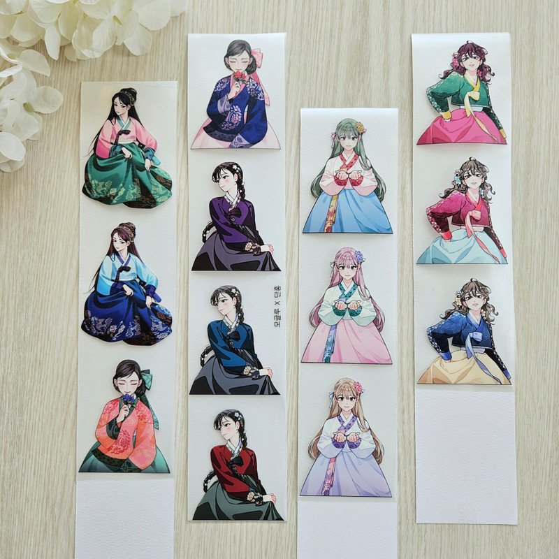 mogloo_Masking tape_Oriental_hanbok_mogloo's tape v3 - 貼紙 - 塑膠 