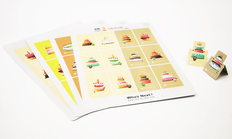 Horror Poke Poke Music _ Mission Card (Birthday Party Edition - Refill Pack) - ที่คั่นหนังสือ - กระดาษ หลากหลายสี