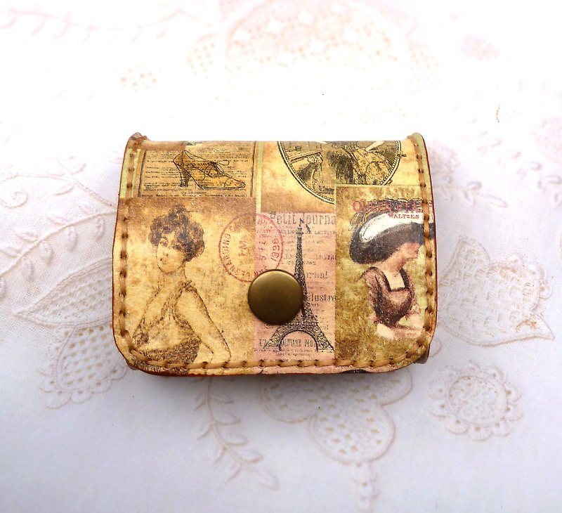 Hand-stitched leather coin purse - Coin Purses - Genuine Leather 