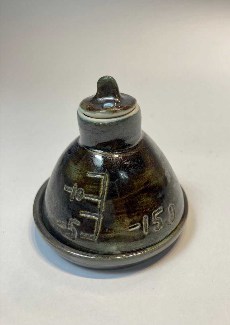 迷你實驗瓶擺飾 - 擺飾/家飾品 - 陶 黑色
