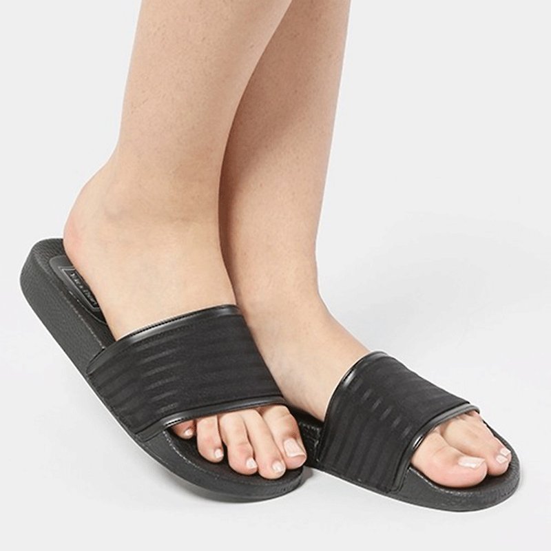 YT X ALIA Arya Slide Sandal - รองเท้าลำลองผู้หญิง - วัสดุอื่นๆ สีดำ