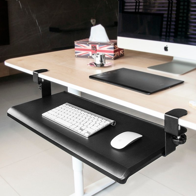 AIDATA love him ergonomic keyboard stand 70*31cm KB-1010 - อุปกรณ์เสริมคอมพิวเตอร์ - วัสดุอื่นๆ สีดำ