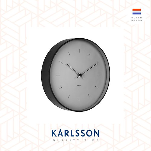 Ur Lifestyle 荷蘭Karlsson wall clock 27.5cm Butterfly Hands grey