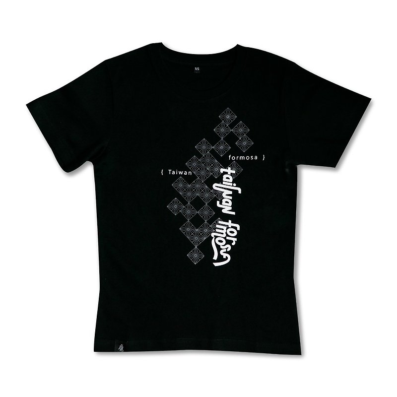 Taiwan Formosa Model T-Black - เสื้อฮู้ด - ผ้าฝ้าย/ผ้าลินิน สีดำ