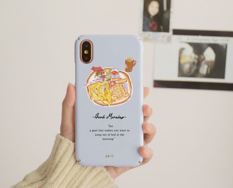 Customize Food Phone Case iPhone XS Max Samsung S10 plus - Phone Cases - Plastic Yellow