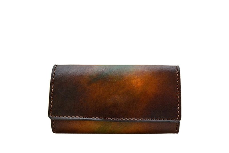 ACROMO BrG Key Purse - Keychains - Genuine Leather Brown