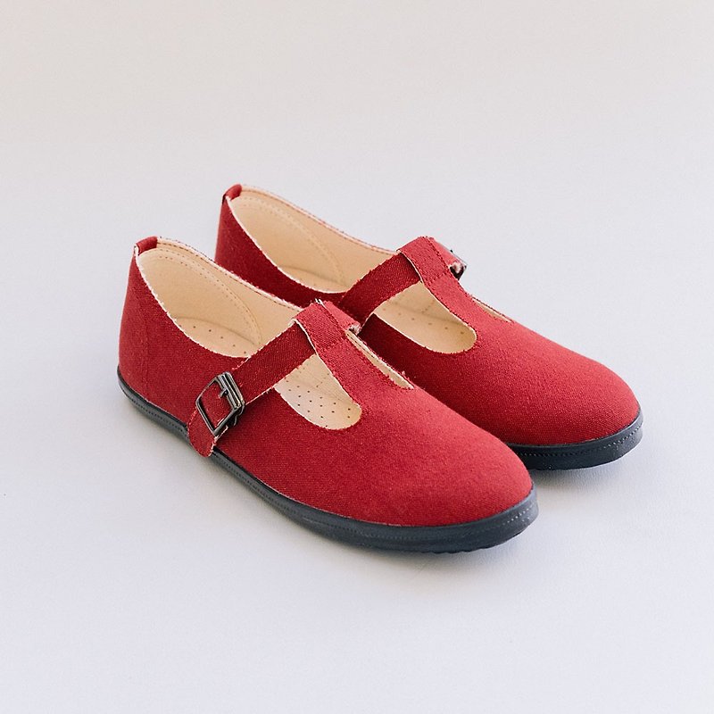 Lace-up casual shoes Flat Sneakers with Japanese fabrics Leather insole - รองเท้าลำลองผู้หญิง - ผ้าฝ้าย/ผ้าลินิน หลากหลายสี