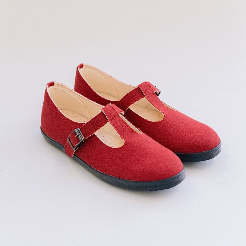 Lace-up casual shoes Flat Sneakers with Japanese fabrics Leather insole - รองเท้าลำลองผู้หญิง - ผ้าฝ้าย/ผ้าลินิน หลากหลายสี