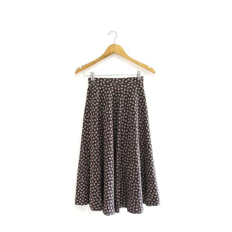 │Slowly│Fresh Floral - Vintage Dress │vintage. Retro. Literature. Made in Japan - Skirts - Polyester Multicolor