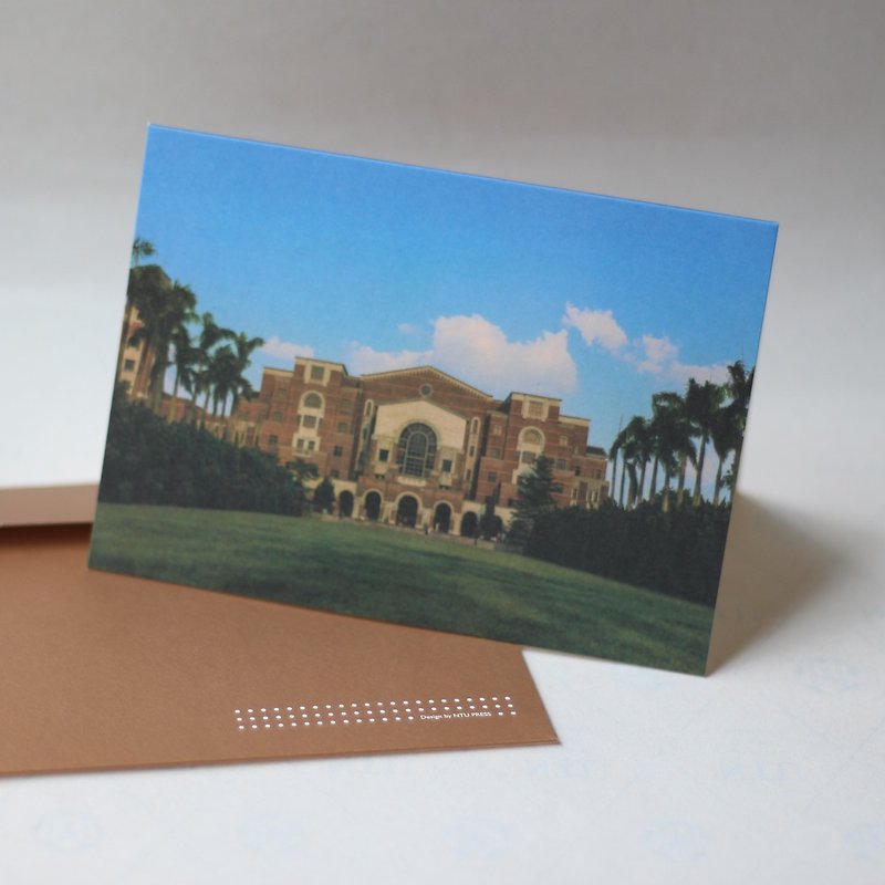国立大学古典的ユニバーサルカード封筒グループ - 図書館 - カード・はがき - 紙 ゴールド
