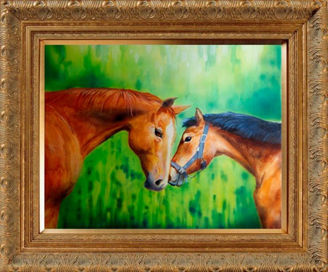 Horse Love Painting