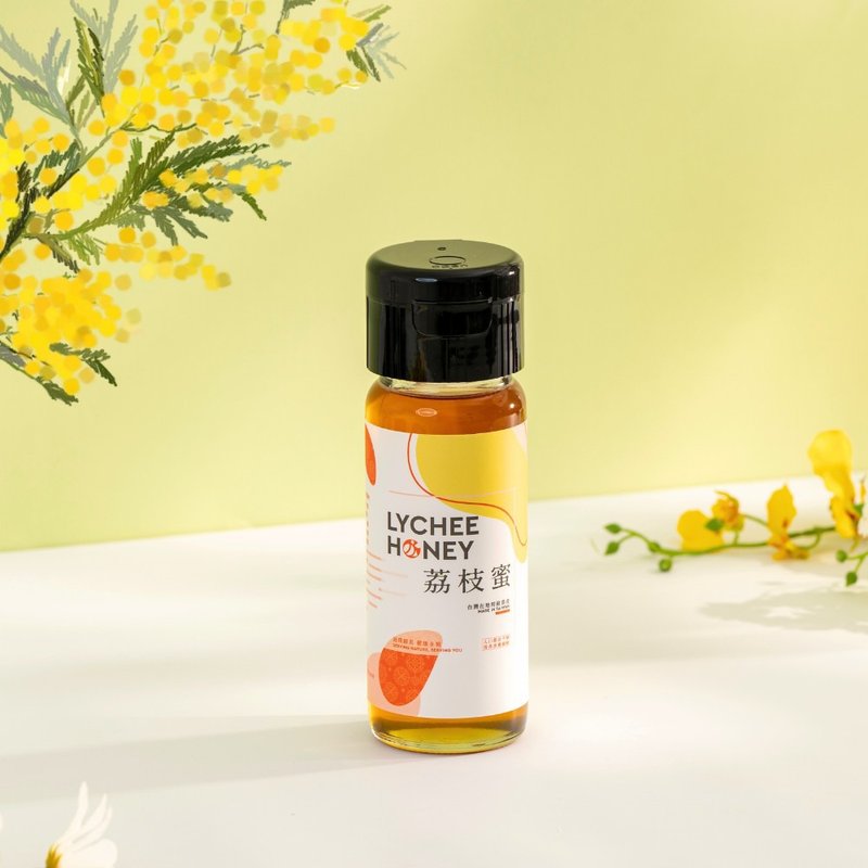 【Yongzhen】100% Taiwanese honey | Dehydrated and purified lychee honey 420g - น้ำผึ้ง - แก้ว สีส้ม