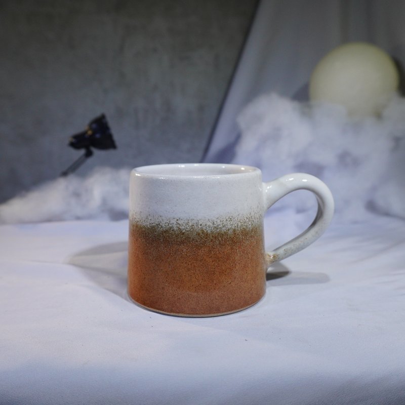 黃昏小山形杯-約200ml,茶杯,馬克杯,水杯,咖啡杯 - 咖啡杯/馬克杯 - 陶 黃色