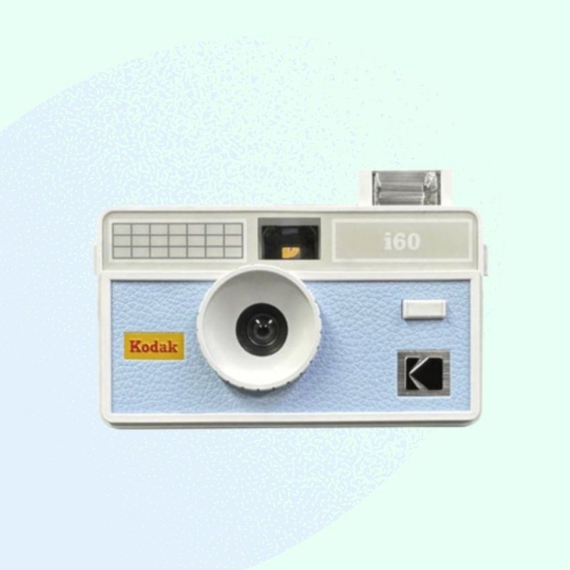 【Kodak 柯達】新型多功能底片相機 i60 蘇打藍 - 相機/拍立得/底片相機 - 塑膠 藍色
